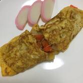 たっぷり玉ネギのオムレツ