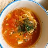 豆腐と卵のトマトスープ