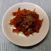 ひらひらニンジンきんぴら