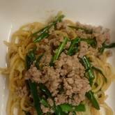 オイスターソースのニラ焼きそば