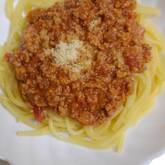 みそミートパスタ