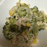 電子レンジで ブロッコリーとコーンのサラダ