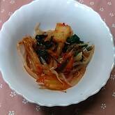 モヤシのキムチ和え