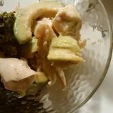 鶏ささ身のサラダ