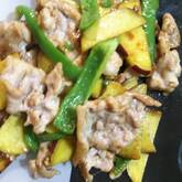 豚とサツマイモの辛みそ炒め