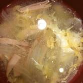 ハムのかきたま汁