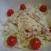 白菜とリンゴのシーザーサラダ