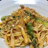 トマトのクリームパスタ