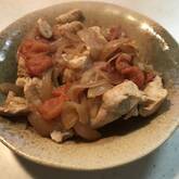鶏肉のプチトマト煮込みの献立