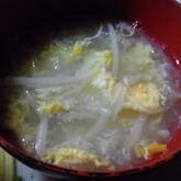 モヤシのトロミスープ