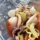 シーフードとオリーブのマリネ