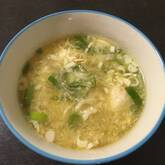 玉ネギのかきたま汁