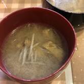 ゴボウと油揚げのみそ汁