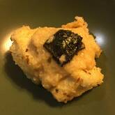 揚げ出し豆腐のとろろがけ