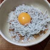 お手軽のせるだけ！しらす納豆丼 ふわふわ食感