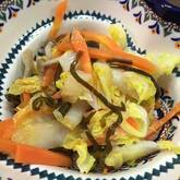 白菜の昆布漬け