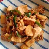 スナップエンドウと豚肉のオイスター炒め