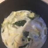 カブとキャベツのミルクスープ