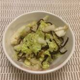 白菜の塩昆布和え