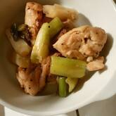 簡単で美味しい！柚子胡椒 鶏もも肉と白ネギ炒め