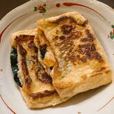 ピリ辛のりチーズ油揚げ