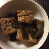 昆布と厚揚げの煮物