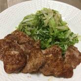 豚ヒレ肉と長芋の土佐焼き