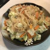 キャベツとツナの簡単ビーフン