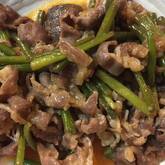 牛肉の中華炒め