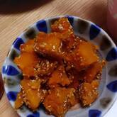 カボチャのゴマ和え