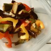 パプリカとナスのレンジでナムル