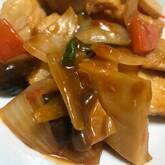 鶏と野菜の酢豚風