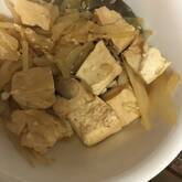 ゴーヤと豆腐の炒め物