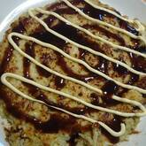 白菜のお好み焼き