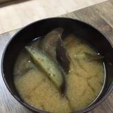 たっぷりナスのみそ汁