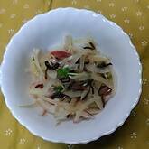 ささっとできる簡単箸休め！ミョウガと玉ネギの塩昆布ナムル by Tomozouさん