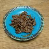 玉ネギと牛肉の甘辛炒め