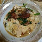 豆腐とツナの卵とじ