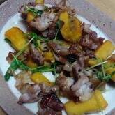 サツマイモの豚肉巻き