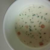 新玉ネギのポタージュ