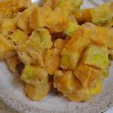 カボチャとツナの揚げ物