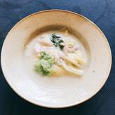 とろみ豆乳みそスープ