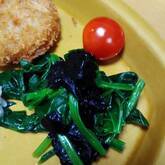 ほうれん草ののり和え