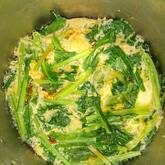 小松菜の卵とじ煮