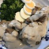 マッシュルームソースチキンソテー