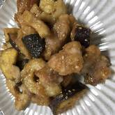 ひき肉入りレンコンとサツマイモのきんぴら