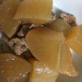 大根と豚肉のピリ辛煮