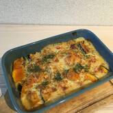 簡単とろーり！カボチャのグラタン