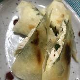 レンジささ身の春巻き