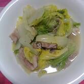 白菜と豚バラ肉の蒸し煮